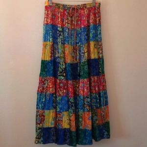 La Cera Midi skirt Sz Med